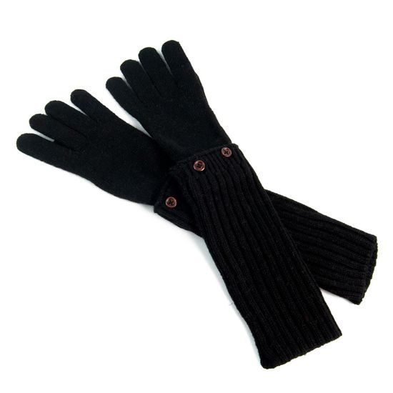 Rukavice - delší, kratší a palčáky černé