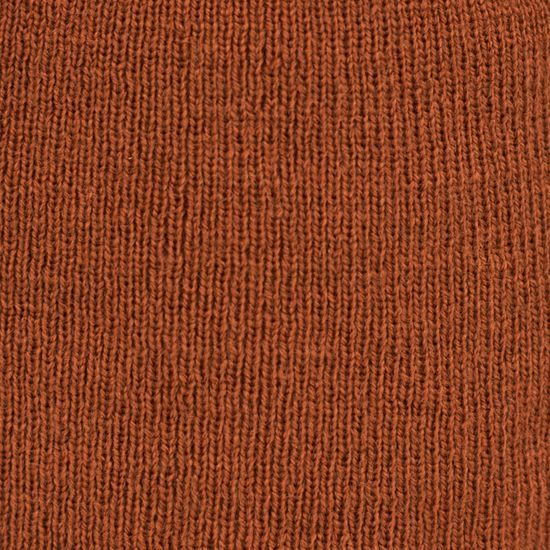 Čepice beanie dvojitá cihlová