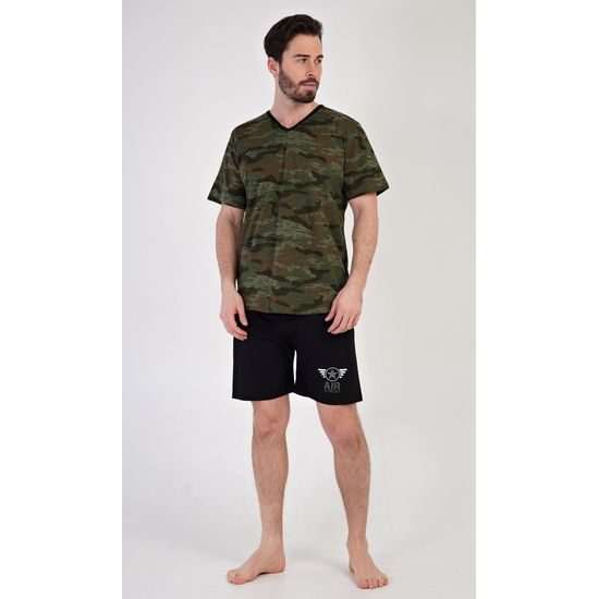 Pánské pyžamo šortky Air forces - khaki
