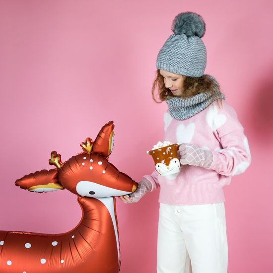 Dlouhé palčáky z příze oranžové