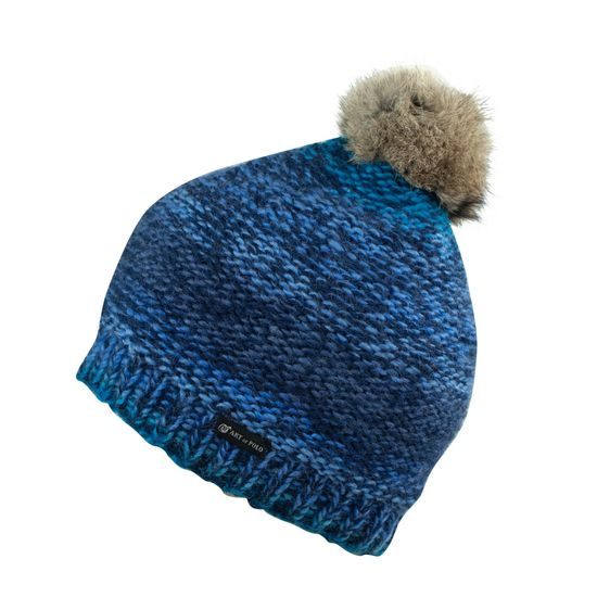 Tmavě šedé Ručně Šité Rukavice Pompom