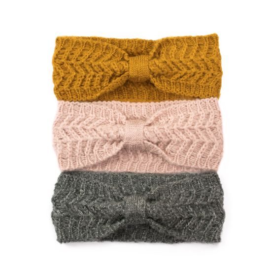 Čelenka s uzlem světlerůžová