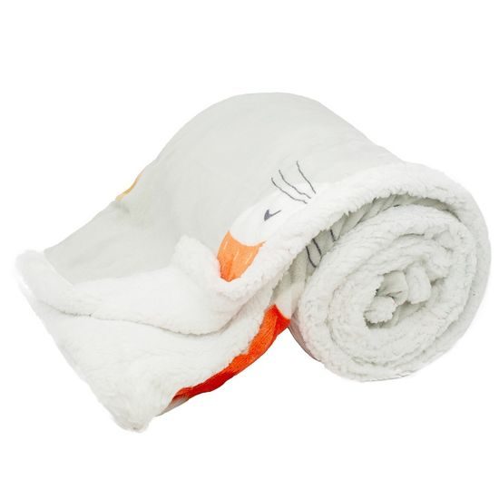 Deka 150 x 200 cm, s beránkem, mikroflanel, 460 GSM