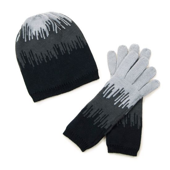 Rukavice ledová jeskyně šedé