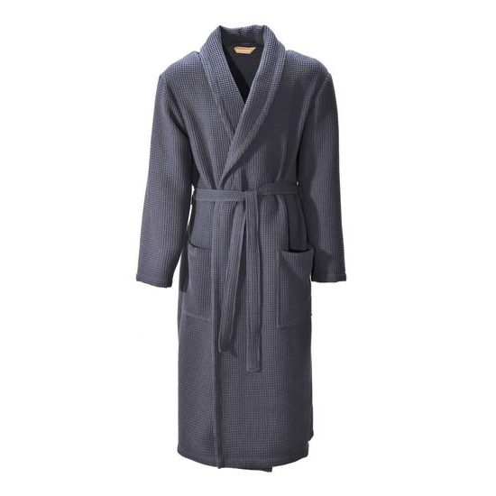 Vaflový župan Esbo antracitová