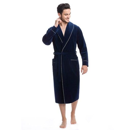 Pánský župan RONALDO modrý