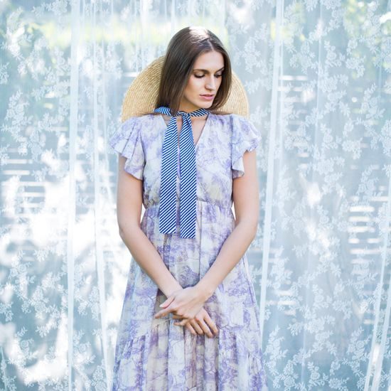 Dámský letní retro klobouk