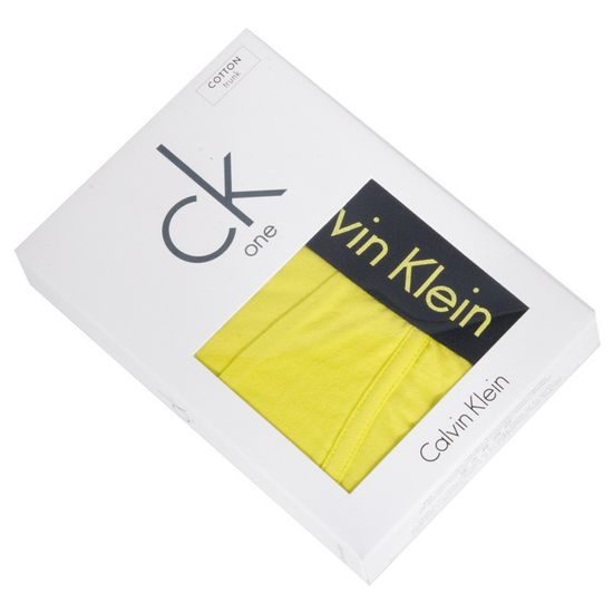 Pánské boxerky CALVIN KLEIN ck one NB1252A žluté