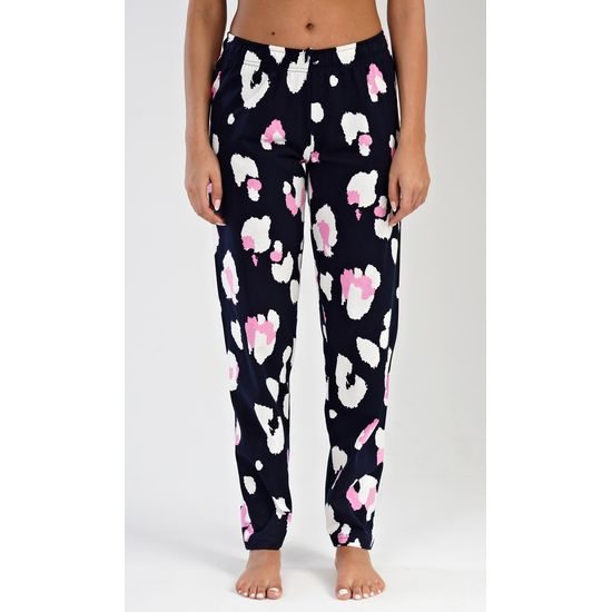 Dámské pyžamové kalhoty Jana - tmavě modrá