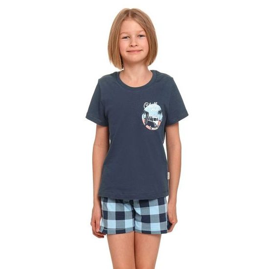 Dětské pyžamo Bil chill out modré