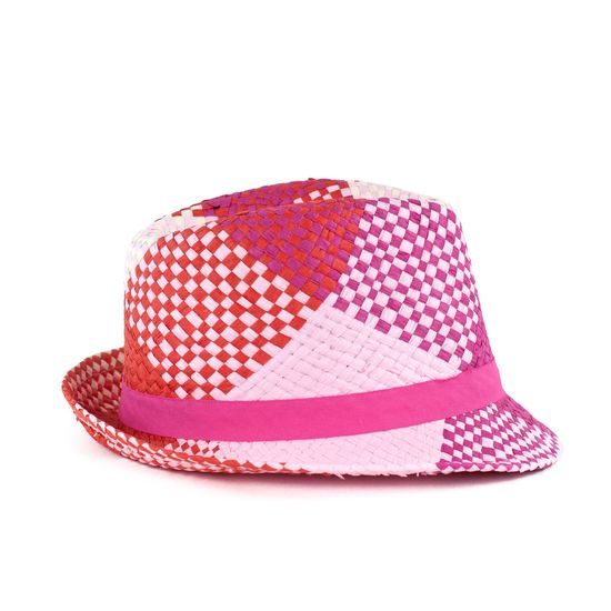 Trilby klobouk Hot Summer růžovo-béžový