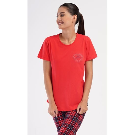 Dámské pyžamo kapri Kateřina - červená