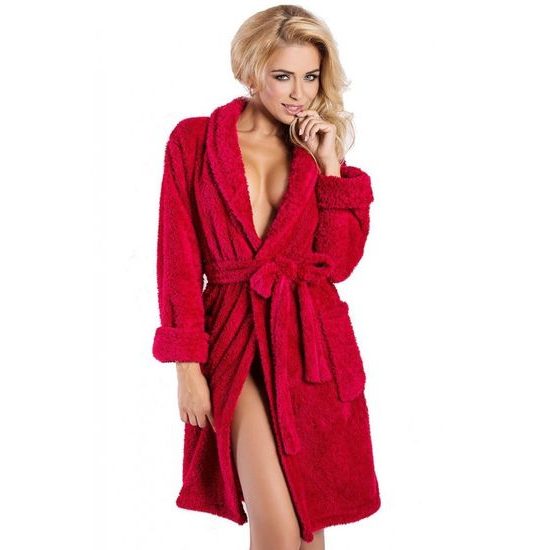 Krátký dámský župan DKaren Eliza vínový