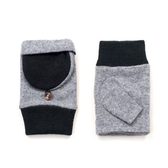 Odepínací palčáky šedočerné