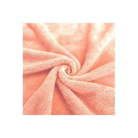 Dětský dlouhý savý župan s kapucí TAMPA lososová