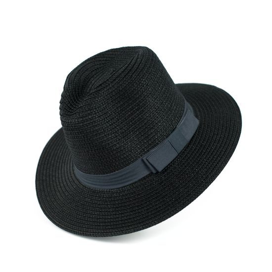 Letní klobouk typu fedora - bílý