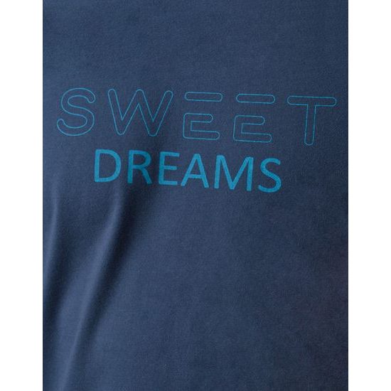 Pánské pyžamo krátké, šité, s potiskem 79198 - lékořice měsíc