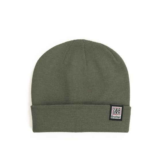 Čepice beanie dvojitá modrá