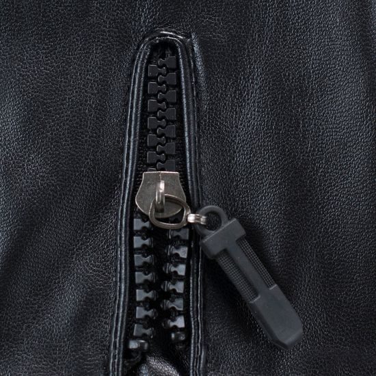 Zipové rukavice černé