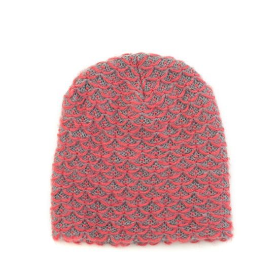 Růžová čepice beanie