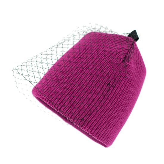 Elegantní dámská čepice Misterious červená