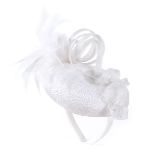 Elegantní fialový fascinátor