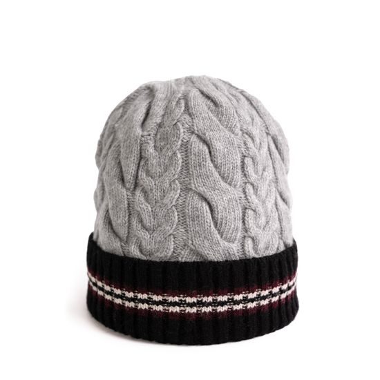 Čepice Dutton - světlešedá