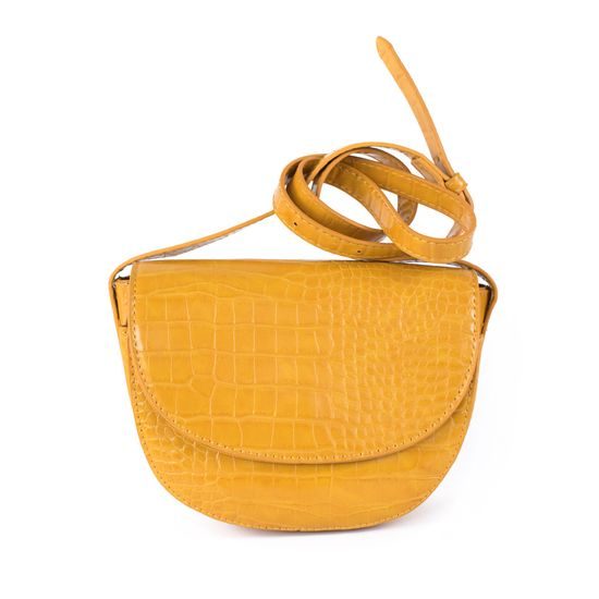 Crossbody kabelka Aligátor modrá