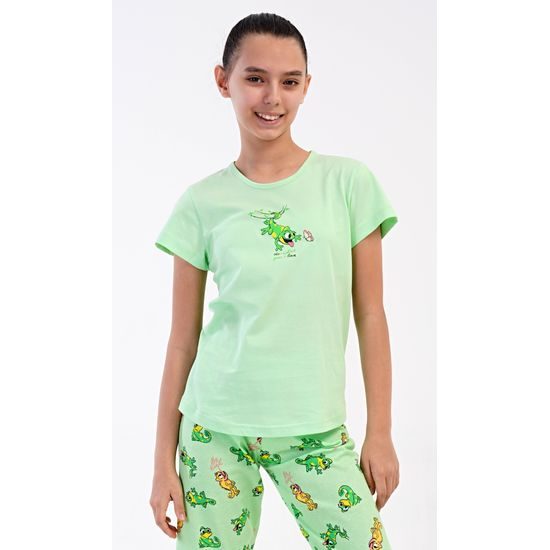 Dětské pyžamo kapri Ella - světle zelená