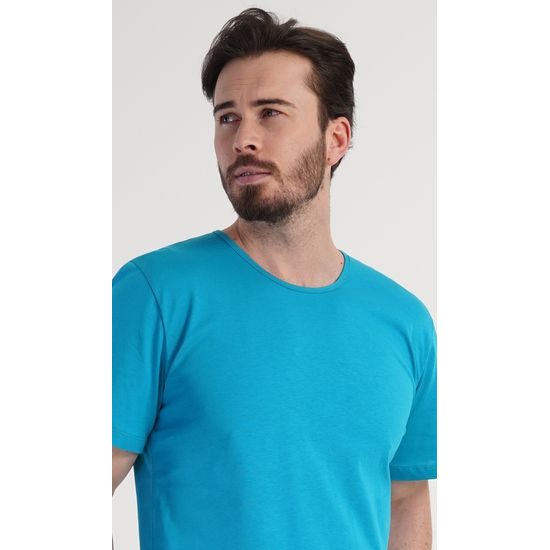 Pánské pyžamo šortky Motocycle - tyrkysová