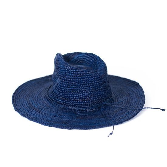 Handmade klobouk modrý