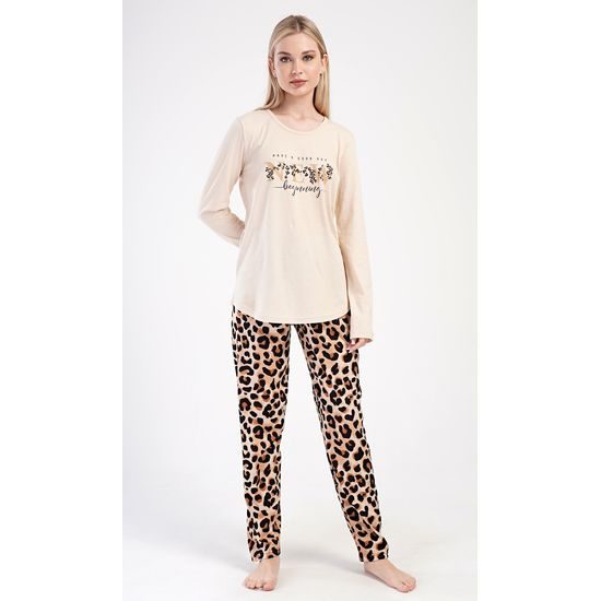 Dámské pyžamo dlouhé Laura - černá