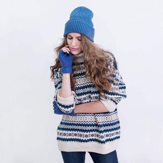 Rukavice bez prstů červené