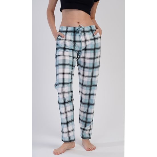 Dámské pyžamové kalhoty Kristýna - mentolová