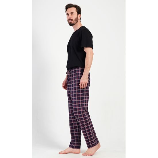 Pánské pyžamové kalhoty Karlos - tmavě modrá