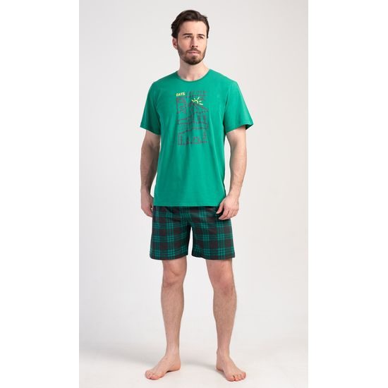 Pánské pyžamo šortky Outdoor - zelená