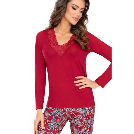 Dámské pyžamo Rita wine