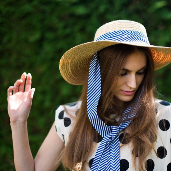 Dámský letní retro klobouk