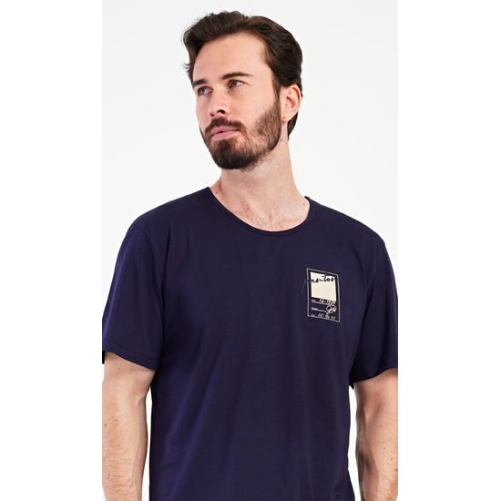 Pánské pyžamo šortky Marko - tmavě modrá