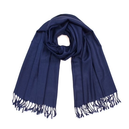 Klasický šál zakončený třásněmi - oranžový