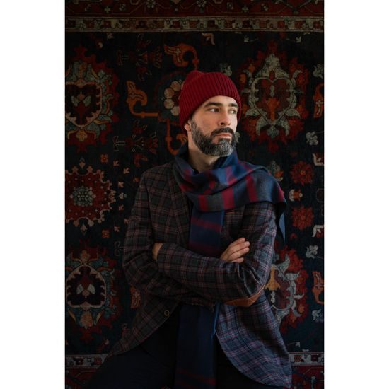 Dámská čepice Beskydy vínová