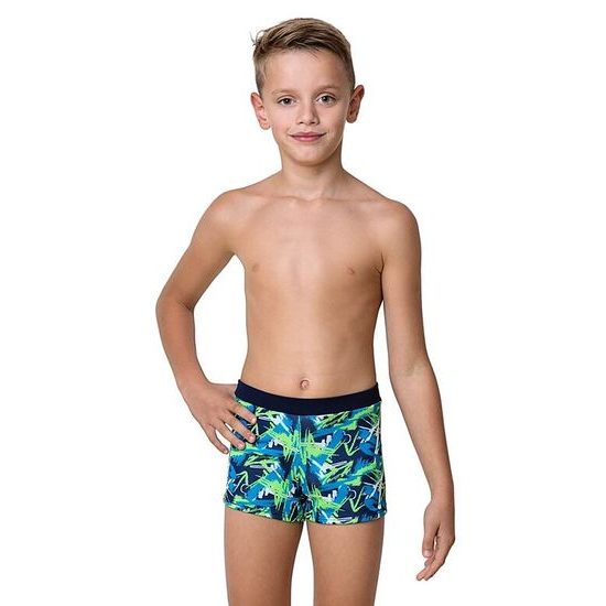 Chlapecké plavky Maty graffiti modro-zelené