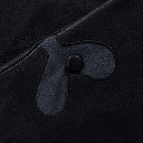 Elegantní kožené rukavice Lyngen černé