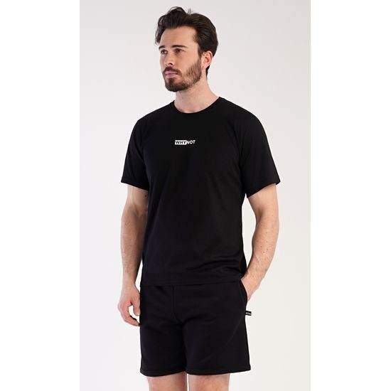 Pánské pyžamo šortky Thomas - černá