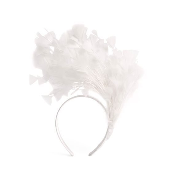 Fascinátor záhad - bílý