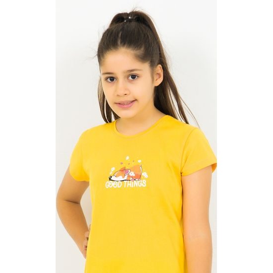 Dětské pyžamo kapri Good things - žlutá