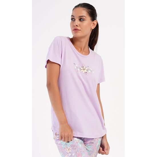 Dámské pyžamo kapri Viola - světle fialová