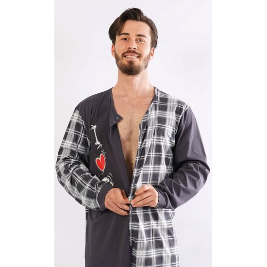 Pánský overal I love beer - tmavě šedá