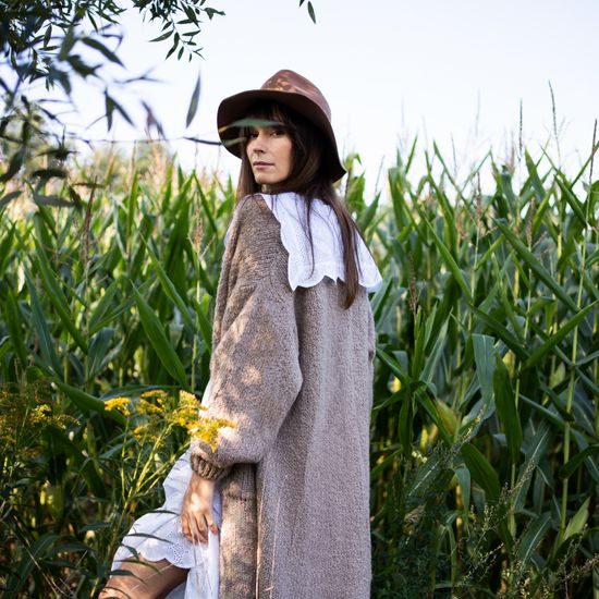 Podzimní dámský klobouk černý