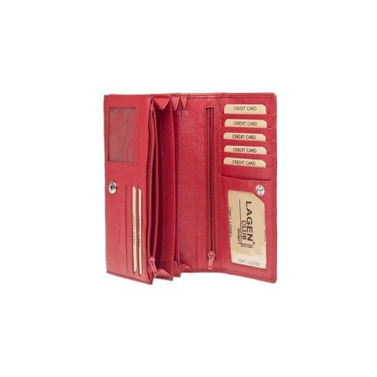 Dámská červená kožená peněženka Lagen Red PWL-388/L | Lagen | dámské  peněženky | peněženky, Doplňky | Perfektne-Pradlo.sk | ...pro Váš perfektní  pocit každý den